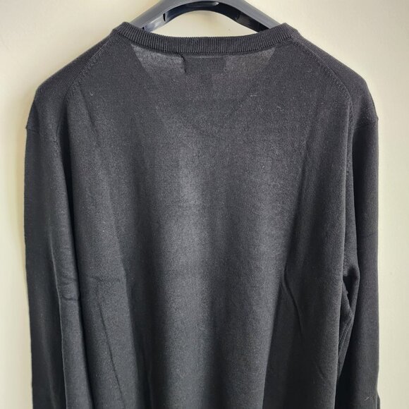 3xb Sweater Black Jos A Bank V Neck Merino Wool New Nwt Mens Tailored 3xl Size - Picture 15 of 16